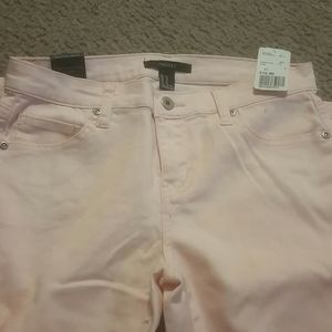 Light pink super skinny